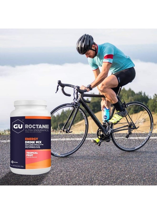 Gu Energy Roctane Ultra Endurance Energy Drink Mix, Tropical Fruit, 3.44-Pound Jar - Image 5